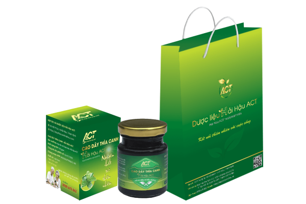 Bộ sản phẩm Cao dây thìa canh Hải Hậu ACT